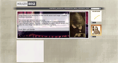 Desktop Screenshot of holger-biege.de